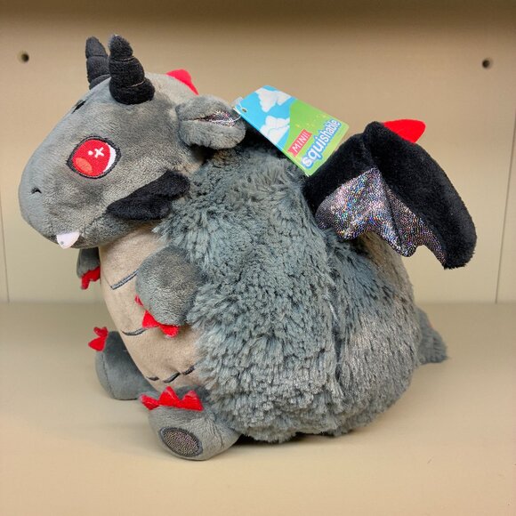 Squishable | Toys | Mini Squishable Shadow Dragon Plush Black And Red ...